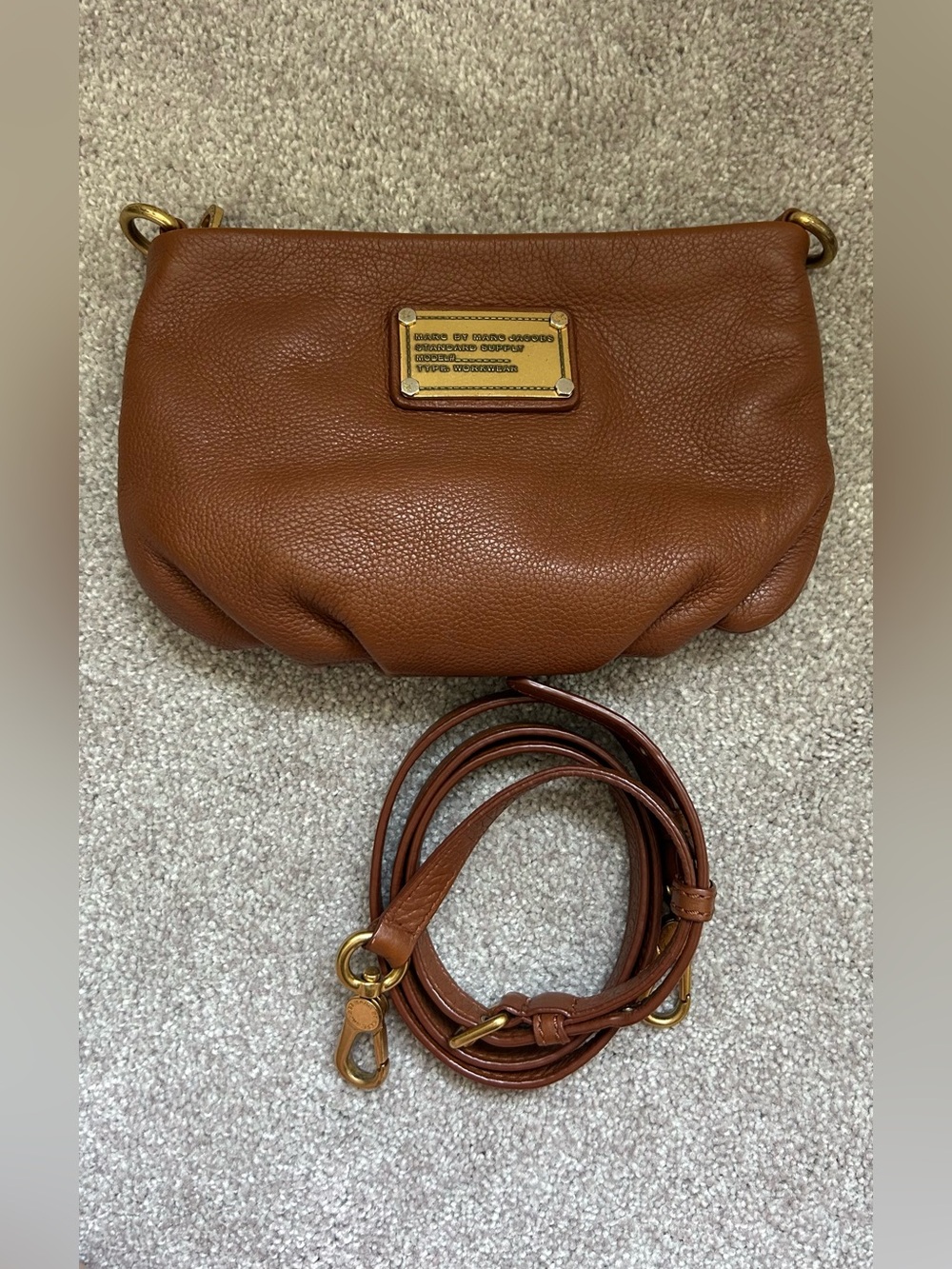 Marc by Marc Jacobs Cognac Classic Q Percy Crossbody